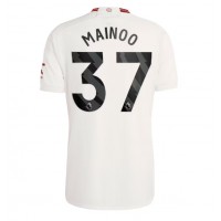 Manchester United Kobbie Mainoo #37 Tredjeställ 2023-24 Kortärmad